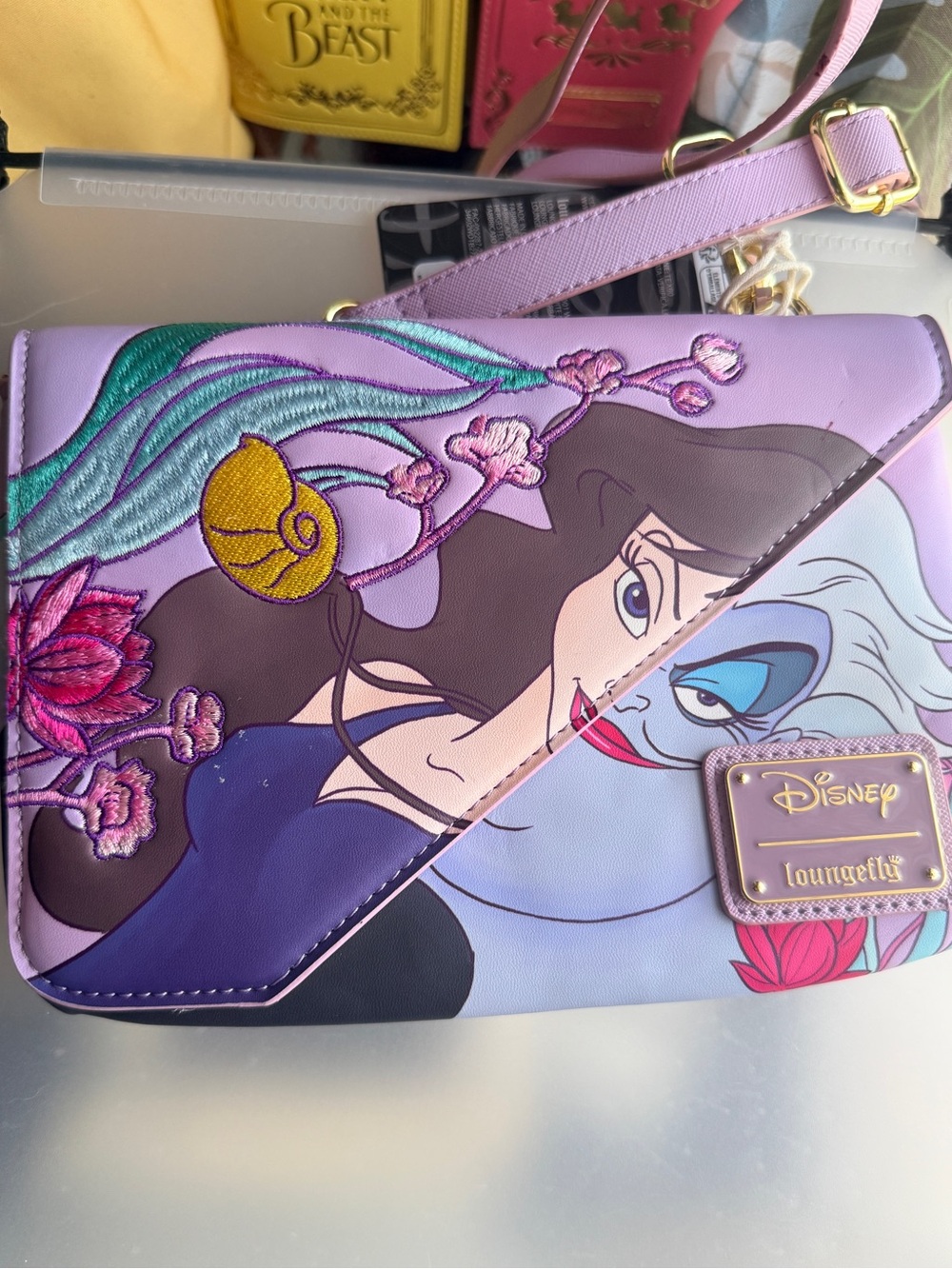 Loungefly Disney Ursula Crossbody Bag - Picture 3 of 10
